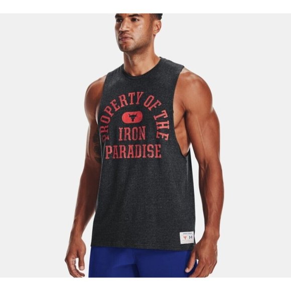 Under Armour Shirts Under Armour Project Rock Tank Top Mens Xl